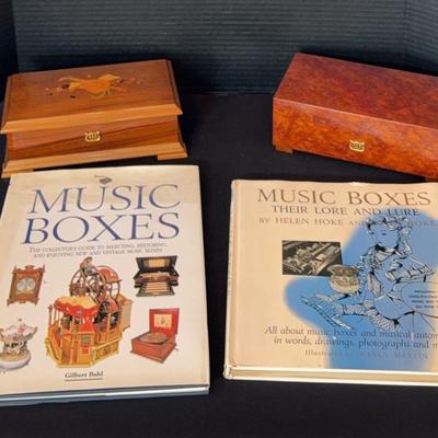 Reuge Wood Music Boxes & Books