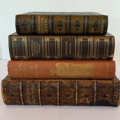 Complete Works Of Shakesphere And Poetical Works Of Byron And Longfellow And Browning
