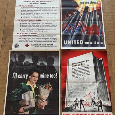 Office of War Information 1943 Propaganda Posters #2 (4)