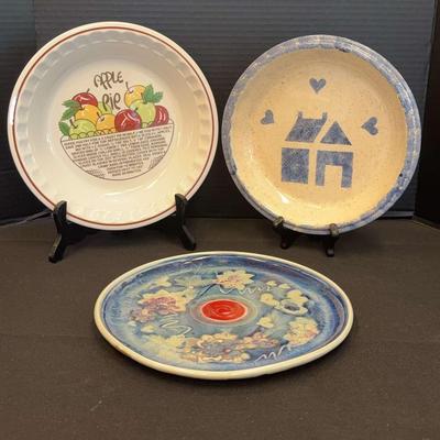 Pie Plates and Platter (3)