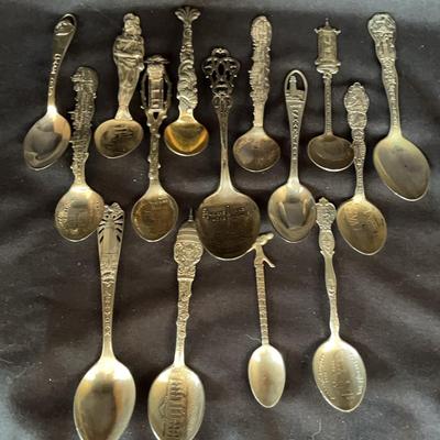 Sterling Vintage Souvenir Spoons