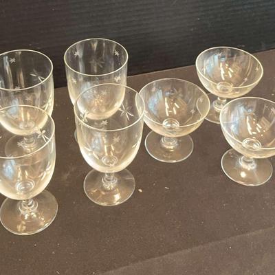 Cut Star Glassware