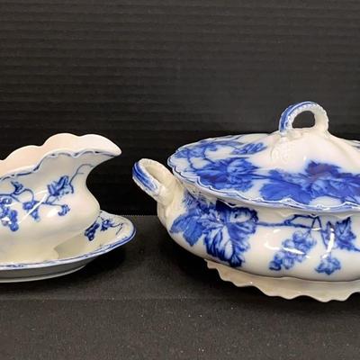 “Warwick” (Flo Blue) Serving Pieces By Johnson Bros #2