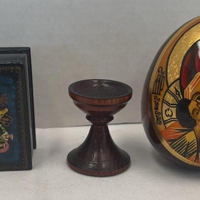 Russian Trinket Box + Egg
