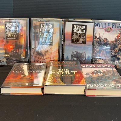 First Edition Bernard Cornwell - Sharpe And Starbuck Plus The Fort (7 Signed)