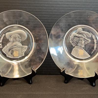 Rembrandt & P.P. Rubens Glass Etched Plates
