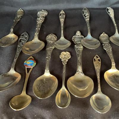 Sterling Vintage Souvenir Spoons