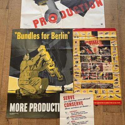 War Production Board WWII Propaganda Posters