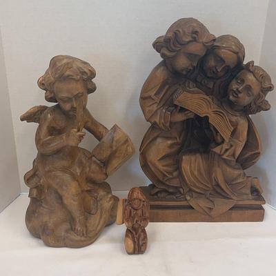 Wooden Angel Decor