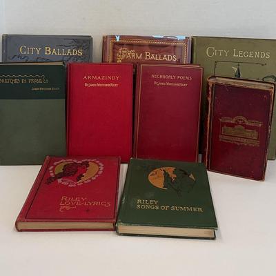 Poems, Ballads, And Prose - Antique Collections Of Riley, Cowper, And Charleton 