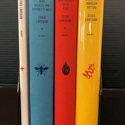 Stieg Larsson’s Millennium Trilogy (First American Edition) In Display Box