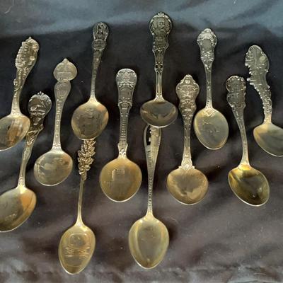 Sterling Souvenir Spoons