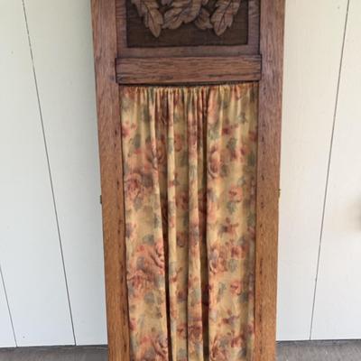 Vintage Oak 3-panel Room Divider 