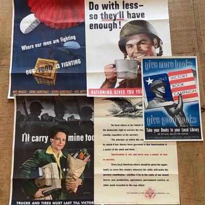 Office of War Information 1943 Propaganda Posters #1 (5)