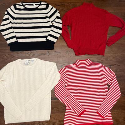 Sweaters Size P And XS Lot of 4 In New Or NWT Condition 