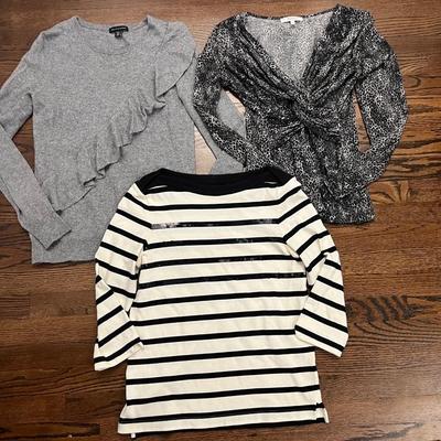 Womens Brand Name Long Sleeve Tops Size M