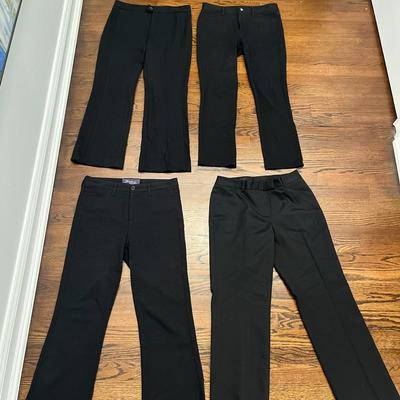 4 Pairs Black Pants Size 4P 