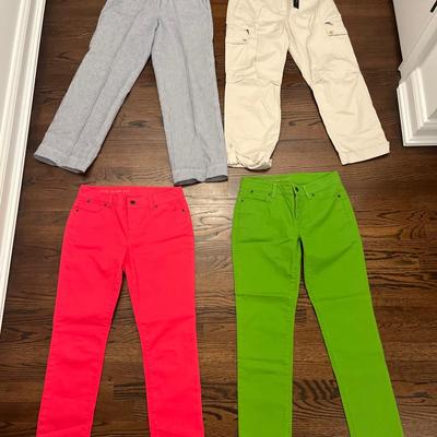 Womens Talbots Spring Pants Size 4P- Lot Of 4