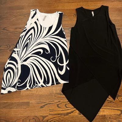 Last Tango Asymmetrical Tunics Size M (lot of 2)