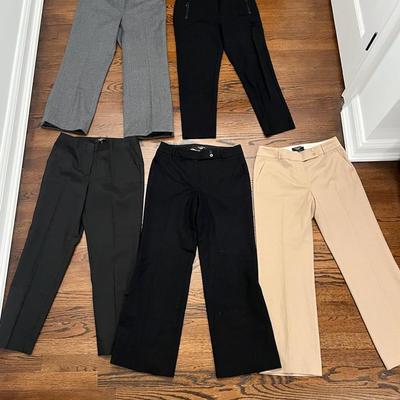 5 pairs Talbots pants. All size 4P. All in excellent condition. Pls Read Description