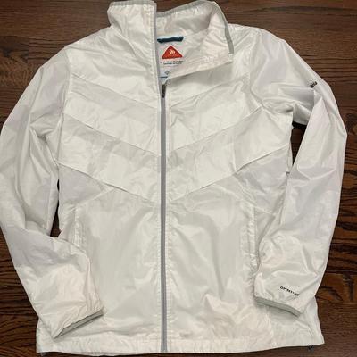 White Columbia Jacket With Omni Heat Size L