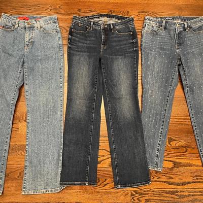 Size 4P Denim Jeans (lot Of 3)