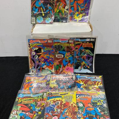 1983-85 DC Superman Comics With Many Co-Stars Including Superboy, & Superwoman