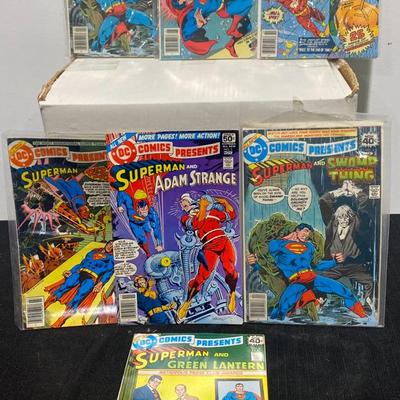 1978-70 DC Superman Comics With Co Stars Flash, Aquaman, Green Lantern, & More!