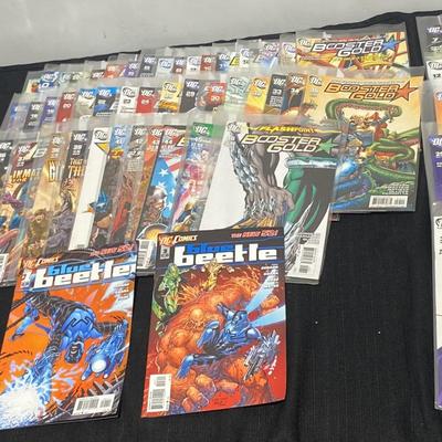 DC Booster Gold, Blue Beetle, Bad Girls, & Signed Black Adam
