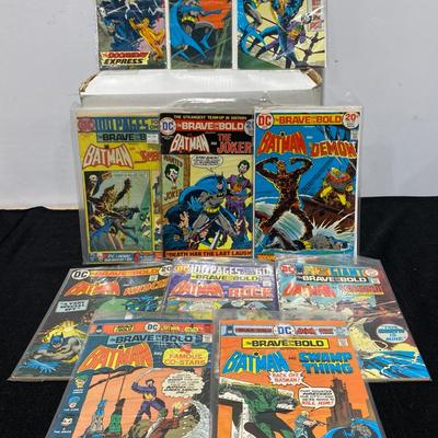 1973-76 DC Brave And The Bold Batman Comics Featuring Co-Stars Joker, And More 
