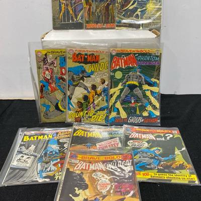 1969-71 DC Brave And The Bold Batman Comics Featuring Co-Stars Black Canary, Bat Squad & More!