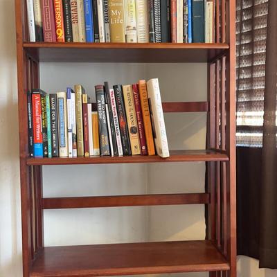 Bookshelf W/ Fiction, Non-Fiction, Auto And Biographies