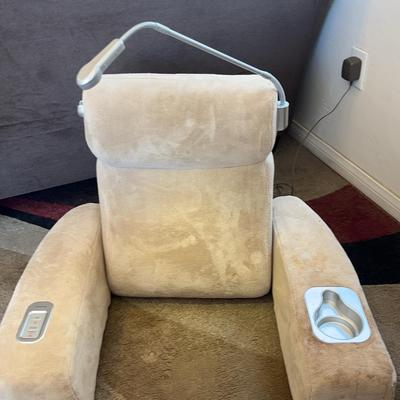 Back Massage Chair W/ Light And Cupholder