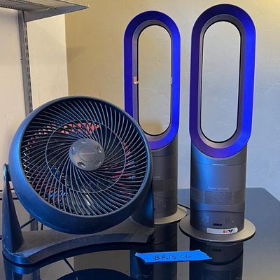 Two Dyson Hot And Cool Fans