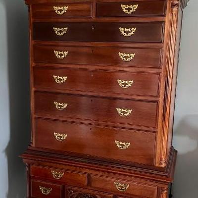 Chippendale style highboy