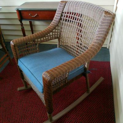 Sale Photo Thumbnail #43: wicker rocking chair