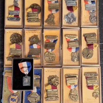26 Vintage Rifle And Pistol Club Medals