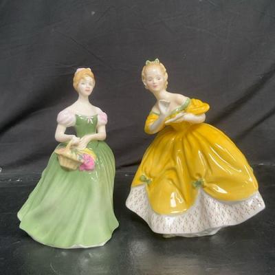 Royal Doulton Figurines: The Last Waltz & Clarissa 