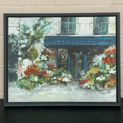 L’Artisan Fleurist Print On Canvas