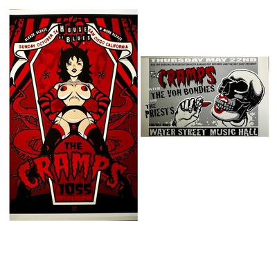 *signed* Cramps Poster & Cramps House Of Blues Poster 