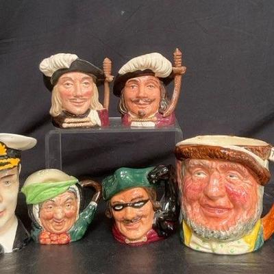 Royal Doulton Character Mugs: The Two Musketeers & Others