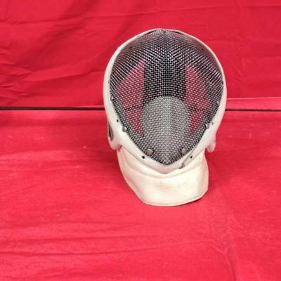 Castello French Steel Fencing Foil And Silver Tone Mesh Helmet