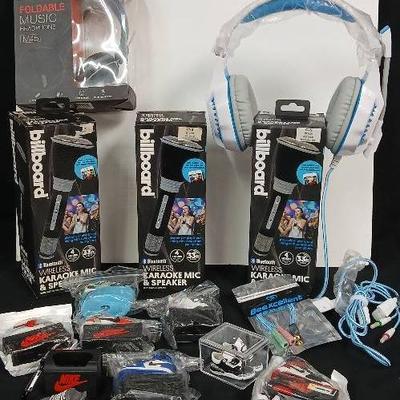 New - Karaoke Mics - Air Pod Cases- Headphones 