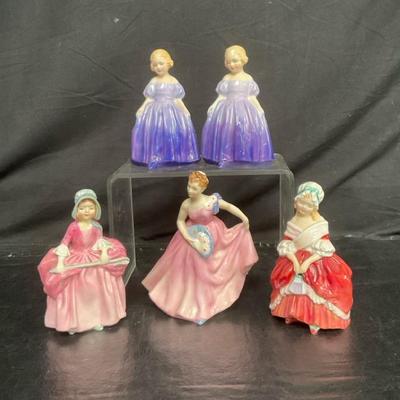Royal Doulton Figurines, Set Of 5