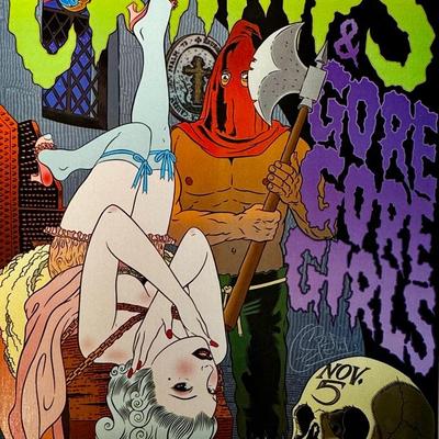 Signed The Cramps Concert Posters 