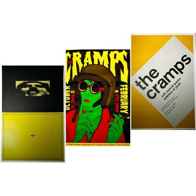The Cramps Yellow Posters & Nirvana Poster