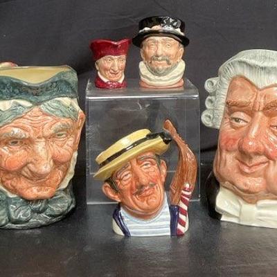 Royal Doulton Character Mugs: The Lawyer & Clients