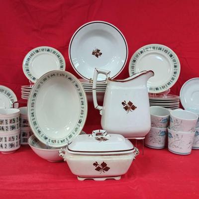 54pc Mixed China Collection: Royal Ironstone & Royal Doulton