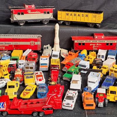 Vintage Majorette, Marx, Matchbox Model Toy Cars