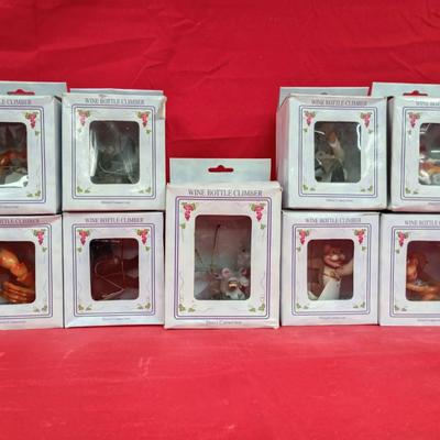 9pc Direct Connection Decorative Wine Bottle Climbers